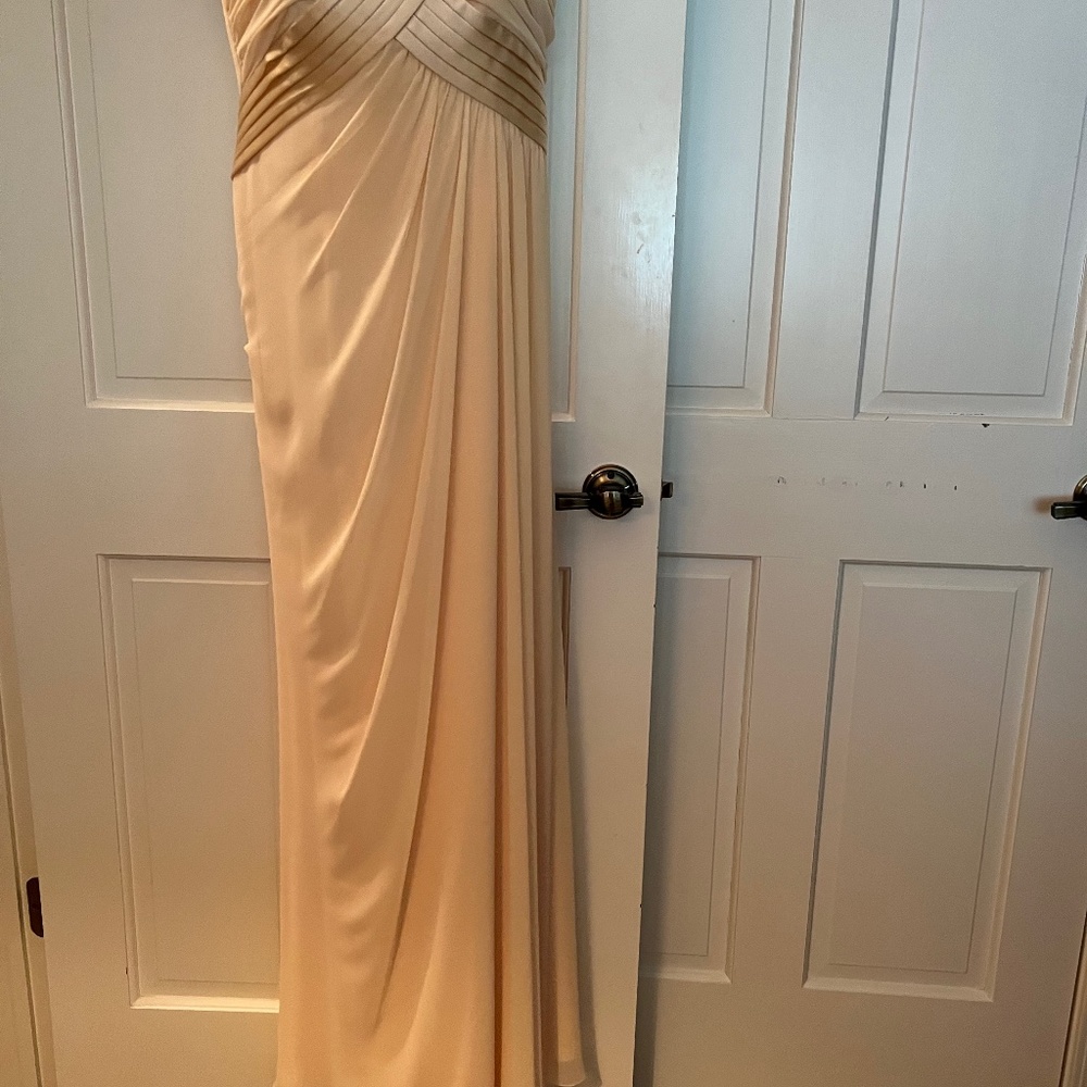 Pale yellow ABS size 6 evening gown